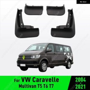VW トランスポーター T5 T6 T7 カラベル マリバン 2004 - 2021 2014 - 19 フェンダー マッド フラップ スプラッシュガード マッドガード
