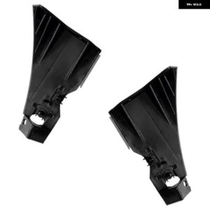 2PC S 車用フロント バンパー 補強 ブラケット サポートセット ブラック ABS フォード マスタング 2005-2009 5R3Z17C861AA 5R3Z17C861AB