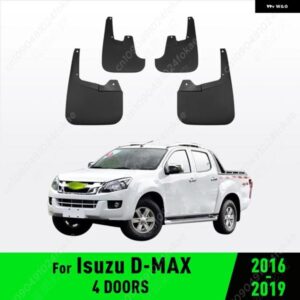 ISUZU D-MAX 4ドア 2016 - 19 フェンダー マッドガード ガード スプラッシュ カーアクセサリー