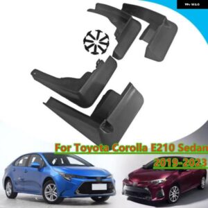 スプラッシュフェンダー マッド フラップ ガード 4個 2019-2023年式 トヨタ カローラ E210 セダン