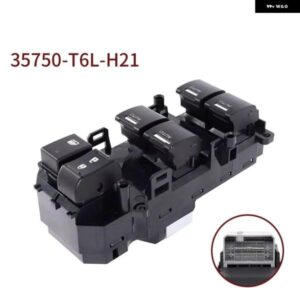 ドライバーマスターウィンドウスイッチ コントロール 35750-T6L-H21 ホンダ スピリオール 2014-2020 ジャズ シビック 35750T6LH21