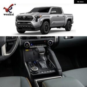 2024年式 トヨタ タコマ用 カー ギア シフト ボックス パネル フレーム カーボンカバー