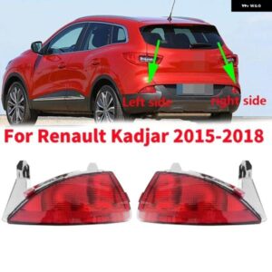 車用リア バンパー リフレクター フォグランプ テールブレーキランプ ルノー カジャー 2015 - 18 バルブ 無