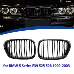 車用フロント バンパー グリル フロントキドニー グリル BMW 5シリーズ E39 525 528 1999-2003