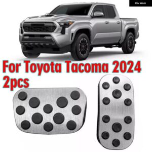 滑り止めフット ガスブレーキ ペダル パッド カバー トヨタ タコマ AT 2024 2個