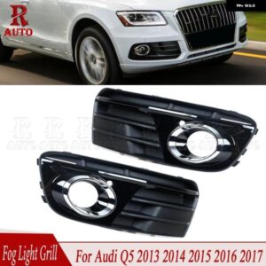 アウディ Q5 2013 - 17 フロント バンパー フォグランプ グリル フォグランプ グリル カバー フレーム トリム フードキャップ蓋 8R0807682