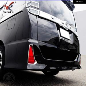 トヨタ ノア/ヴォクシー 80 2014 - 16 リア フォグランプ カバー フレーム ステッカー カーアクセサリー スタイリング ABS