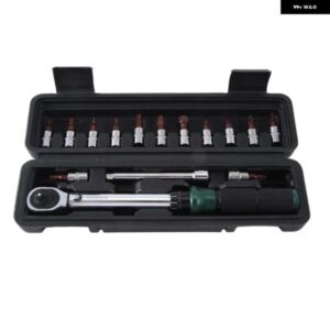 プリセットトルクレンチセット バック プッシュ トルクレンチセット 汎用 自動車リペアツール ブラック