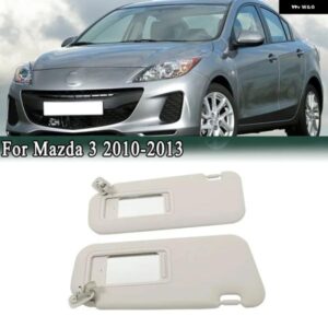 インナーサンバイザー サンシェード シールド メイクアップミラー 付き マツダ 3 2010-2013 BBM2-69-320C-75 BBM3-69-320C-75 ライトバッフルサンシェード