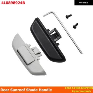 ブラック/グレー リアサンルーフシェード ハンドル アウディ Q7 2007-15 4L0898924B 4L0 898 924B