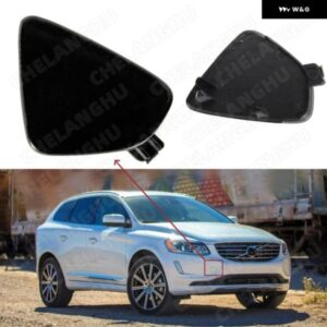 フロント バンパー トレーラーカバー ボルボ XC60 2009-17 牽引アイカバー フックキャップ 39821562 1個