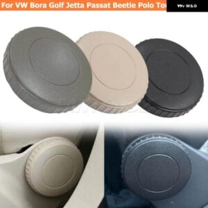 ベージュ/ブラック/グレー フロントシート リクライニングノブ 調整ハンドル 1J0881671 VW ビートル ボーラ キャディ EOS ゴルフ ジェッタ パサート ポロ