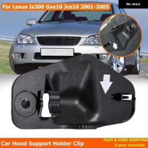 ボンネット フード サポート ロッド ホルダー クリップ レクサス IS300 GXE10 JCE10 2001-2005 53455-53010 プラスチック ブラック 外装 車パーツ