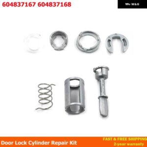 フロント左右メタルドアロック シリンダー バレルリペアキット 604837167/168 VW GOLF 4 IV MK4 A6 SKODA FABIA POLO 9N