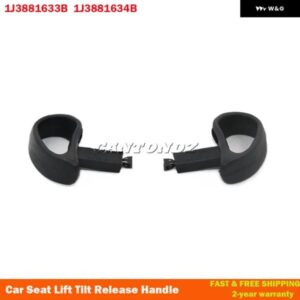 ブラック カーシート リフト チルト リリース ハンドル 左 右 VW MK4 ゴルフ アウディ SEAT 1J3881634B 1J3881633B