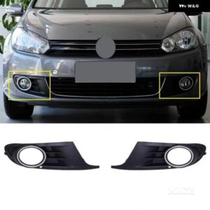 フォルクスワーゲン ゴルフ 6 MK6 2009-2013 フロント バンパー グリル フォグランプ カバー