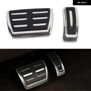 フットブレーキ ガス アクセル ペダルカバー アウディ A4 B9 A5 A6 C8 A7 Q5 Q7 Q8 2016-2024 車用ペダル ステンレス パッド フットレスト