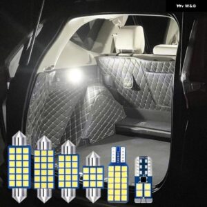 プジョー RCZ 2011-14 3個 フェストゥーン 12V 車用LED 電球 キット 自動車内装ドーム読書灯アクセサリー