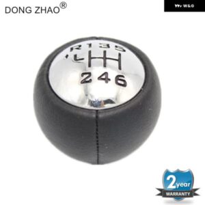 プジョー 407 SW 2008-11 TEPEE 6速カーギアスティックレベル シフト ノブレザーカバー