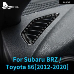 車側エア アウトレット ダッシュボード エアコン ベントカバー ステッカー スバル BRZ トヨタ 86 2012-2020 アクセサリー 内装 トリム フレーム