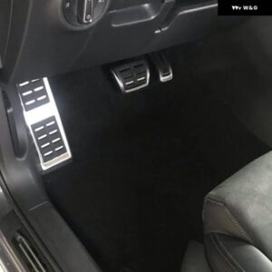 車用ペダルカバー シュコダ カロク 2017 - 21 ガスペダルカバー ブレーキペダル LHD フットレスト パッド アクセサリー