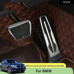 車用ペダル BMW X3 X4 X5 X6 X7 2 3 4 5 6 7シリーズ G20 F30 G30 AT ガスブレーキ フットペダルカバー キャップ フットレスト パッド トリム キット セット