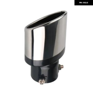 車用マフラー マフラー テール パイプ アウトレット ノズルエンドベルトネット オートエキゾースト システム オーバルID 60MM ステンレス 汎用