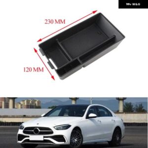 車用 アームレスト 収納 プレート ボックス コンテナ ホルダー トレイ メルセデスベンツ C クラス W206 C200 C220 2022 - 2024 アクセサリー
