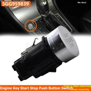車 エンジン キースタートストップ ボタン イグニッション スイッチVW ゴルフ 7 MK7 VII 2013-2017 5GG959839 5GG 959 839