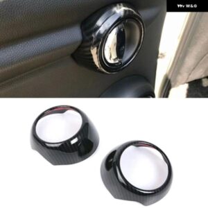 車 ドアハンドル カバー トリム BMW MINI COOPER 3DR F56 カーボン スタイル インテリア