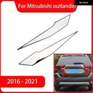 三菱 アウトランダー 2016 - 21 ステンレス リアライトストリップ アウター テールライト デコレーション