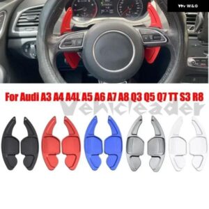 車 ステアリングホイール シフト パドル シフター ギアエクステンション アウディ A3 A4 A4L A5 A6 A7 A8 Q3 Q5 Q7 TT/TTS S3 S4 S6 S7 S8 R8