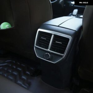 車内 アームレスト リア エアコン 吹き出し口 フレーム 装飾 カバー トリム プジョー 3008 GT 2016 2017 4008 5008