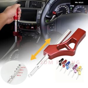 加重車用アルミ シフト ノブ 延長 高さ レバー ギア シフター エクステンダー 汎用 8 10 12 アダプター 付き