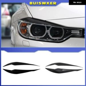 光沢ABS ヘッドライト アイブロウアイリッド BMW F30セダン2012-2015 320I 328I 335I F80 M3 2014-2018 F31ツーリング2013-2015 320I 328I