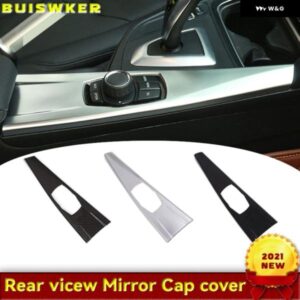 車内 マルチメディア パネル カバー トリム BMW 3シリーズ F30 F34 4シリーズ F32 F36 2013 - 17 カーボン ABS