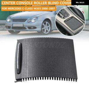 車用センター コンソール スライドシャッター カップ ホルダー ローラー ブラインド カバー メルセデスベンツ C クラス W203 2000-2007 2036800123 9051