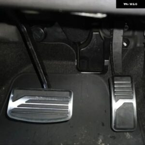 三菱 アウトランダー ASX ランサー 2009 -2018 ステンレス 燃料ブレーキ フットレスト ペダル AT MT カーアクセサリー