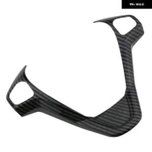 車 ステアリングホイール パネル 装飾 カバー トリム ステッカー フォード フィエスタMK7 2009 - 2017エコスポーツ2012-2017