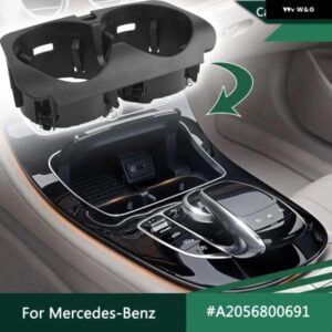 車用フロントセンター コンソール ウォーターカップ ホルダー メルセデスベンツ W205 W213 W253 W447 W467 A2056800691 2056800691 カーアクセサリー