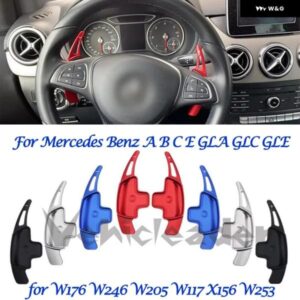 車用 ステアリングホイール シフト パドルエクステンダー W176 W246 W205 W117 X156 W253 メルセデスベンツ A B C E GLA GLC GLE