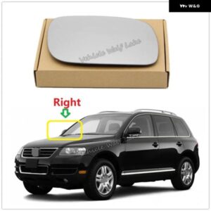 右側ヒーター付きミラー ガラス VW TOUAREG 2002 - 06 カー スタイリング リアミラー ヒーター付きミラー ガラス