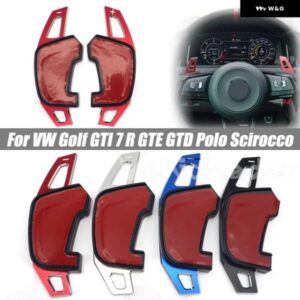車 ステアリングホイール パドル シフト 延長 シフター ステッカー VOLKSWAGE VW GOLF 7 GTI MK7 GTE GTD RLINE POLO SCIROCCO SAGITAR GLI