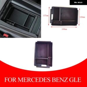 車用センター コンソール アームレスト ボックス 収納 トレイ メルセデスベンツ GLE クラス W167 V167 350 450 400D 2020-2023