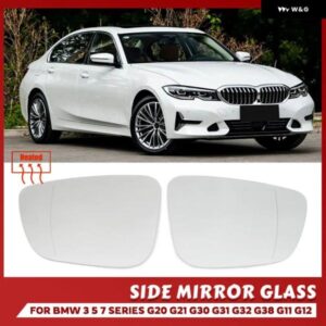 左右ヒーター付き ブラインド スポットハザードウィングリアミラー ガラス BMW 3シリーズ G20 G21 5シリーズ G30 G31 G32 G38 7シリーズ G11 G12