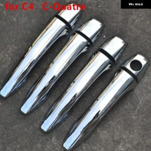 車 スタイリング ABS クローム ドアハンドル カバー カバー トリム シトロエン C4 C-QUATRE 2008-2017