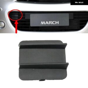 車用フロント バンパー グリル 牽引フック アイホールカバー トレーラーキャップ 日産 マーチ マイクラ K13 2010-2016