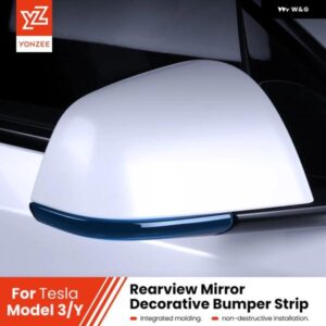 車用バックミラー プロテクター テスラ モデル3 Y ハイランド ジュニパー 2021-2025 ミラー プロテクター 車両 防止ストリップ