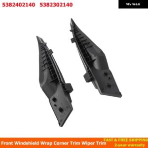 車用 フロントガラス ワイパー サイド トリム カバー フロントガラス ラップコーナー トリム キャップ トヨタ カローラ 2014-2019 5382402140 5382302140