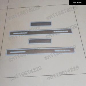 ルノー メガーヌ 2015 - 21 超薄型 ステンレス 車ドアカバー 外側ドアシルプレート